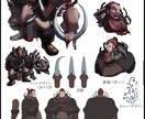 キャラクター設定絵、1枚絵、キャラ立ち絵描きます ゲームキャラ設定、キャラクター立ち絵、1枚絵対応可能です。 イメージ5