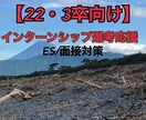 22・3年卒就活生/インターンシップ選考応援します ES・面接対策/採用面接との違い/全力で応援します！ イメージ1