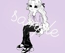 シンプルでゆるふわなイラストお描きします 大切な人へのちょっとしたプレゼント、SNSのアイコンにぜひ！ イメージ1