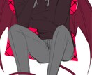 キャラデザからイラストの制作を行います 人外から普通の人間まで様々なキャラクターの作成を行います。 イメージ4