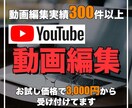 動画編集します YouTube動画編集実績300件以上の経験者が対応します。 イメージ1