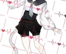 立ち絵、キャラクターデザインします IRIAM、配信用、TRPG用立ち絵制作 イメージ5