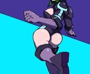 A4サイズのイラスト作成します キャライラストをメインで描きます。 イメージ5
