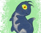 コラージュのような自由な絵をお届けします 言葉では表せない気持ちを伝えられるイラスト。 イメージ4