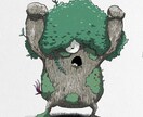 絵本作家がiPadで絵本風キャラを描きます 絵本風キャラや動植物|グッズ化やプレゼントにも|お急ぎ可 イメージ4