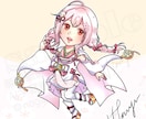 商用OK！SNSアイコン・配信用ミニキャラ描きます Vtuber・配信者さん歓迎！シンプルポップなミニキャラ イメージ2