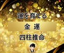 金運を育てる習慣を四柱推命で診断します 四柱推命×習慣術であなたのお金の流れを変える イメージ1
