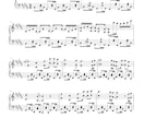 現役音高生が編曲してピアノ用譜面を作ります ソロ、連弾、伴奏などを奏者のご要望やレベルに合わせて制作！ イメージ3