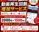 YouTube再生回数+2000回増やします 嬉しい60日長期間の減少時補填保証付き！ イメージ2