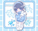 デフォルメイラスト描きます 等身の低いキャラクターの制作お任せ下さい！ イメージ2