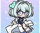 商用利用可！ミニキャライラストを描きます 納期早め対応可！ポップで個性的、グッズやサムネにも！ イメージ4