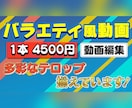 YouTubeバラエティ風動画を作成します 【フルテロップ】丁寧なテロップデザイン、編集を心掛けます！ イメージ1