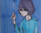 ポストカードにアナログイラストをお描きします ポストカードにシンプルなイラストをお描きします！ イメージ6