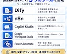 AI業務自動化の仕組みを単発で開発・納品します Dify・n8nほか対応｜業務整理から設計・操作説明まで イメージ2