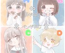 最短1日！ちょいゆるアイコンイラスト描きます 〜最短1日であなただけのちょいゆるアイコンをお届けします〜 イメージ2
