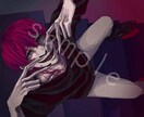 ダークでダウナーな、暗い雰囲気のイラスト提供します 雰囲気で周りと差をつけたい方へ！ イメージ7