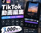 TikTok動画や歌詞動画などを編集します カット・字幕・BGMまで対応します イメージ1