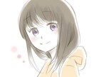 ふんわり優しい系のイラスト描きます 幸せをいつも側に置いておけるように。 イメージ4