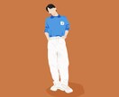 思い出の瞬間をイラストにします 写真から、Instagramやお祝い用のイラスト作成します！ イメージ3