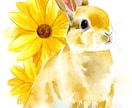 透明水彩でペットや動物の似顔絵を描きます 手描きならではの温もりを手元に。プレゼントにも イメージ8