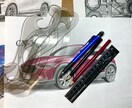愛車のイラスト、お描きします 愛車の思い出作りや車が好きな人へのプレゼントなどに。 イメージ7