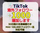 TikTokフォロワー増やします 一気に成長！フォロワー数UPでバズる！ イメージ1