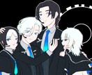 SNS等で使えるアイコン作成します 中性的でちょっと平成風な絵が得意です イメージ2