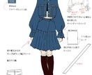 現デザイナーがスタイリング画作成します ファッションスタイリング画作成いたします！ イメージ2