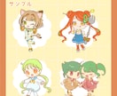 ミニキャラお描きします アイコン/活動用イラスト/趣味・鑑賞用などにいかがですか イメージ8