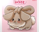 かわいい、ポップ、デフォルメ、動物イラスト描きます ペットや好きな動物をイラスト化しませんか？？ イメージ7