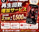TikTok再生回数2万回増やします 安心できるこのお値段。オプション購入でもっとお得に！ イメージ4