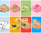 YouTubeやTwitchなどのスタンプ作ります LINEスタンプの経験も有ります！手頃で簡単にお手元にどうぞ イメージ2