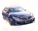 車のアイコンイラストお描きします プレゼントに喜ばれる！愛車のSNSアイコンイラスト イメージ1