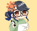 デフォルメキャラ化してSNSアイコンを描きます 実際の写真、創作キャラのアイコンを描きます イメージ1