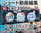 ショート動画編集を承ります ショートを得意としている動画クリエーターです！ イメージ1