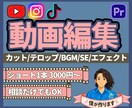 1本3000円〜動画編集します ショート/美容/エンタメ/ビジネス/対談なんでもOK！ イメージ1