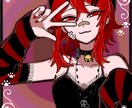 SNS映え！アナログタッチ風のイラストお描きします 商用利用OK/最短即日/セール中/ダーク、ポップな雰囲気 イメージ3