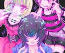 ポップで可愛いイラストを描きます アイドル,コンカフェ,Vtuber,キャラデザ等 イメージ7