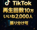 TikTok再生数10万回いいね2000増やします TikTokいいね+2000おまけ☆再生数増加バズりセット！ イメージ10