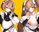 一枚絵描きます コントラストバキバキ存在感のあるイラスト依頼をお気軽に！ イメージ3