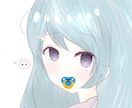 Twitter等のアイコンをかきます 女の子のみですがTwitterなどのアイコンを描きます。 イメージ2
