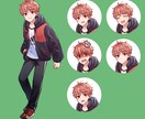 差分１つ無料！キャラクター立ち絵お描きいたします ゲーム/TRPG/You Tubeなどにおすすめです！ イメージ3