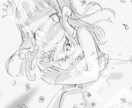 1枚絵描きます シンプルでまとまった色使いで、デフォルメされ過ぎない等身 イメージ3