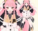 SNSや動画で使える可愛いイラスト描きます 全身絵・アイコン・立ち絵など描きます！ イメージ5