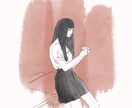 ペンシル+ガッシュの似顔絵イラスト描きます ペンシルとガッシュでサササっと描いた感じ イメージ6