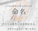命名代行‼　創作物・ブログ・サイトの命名致します 多数の販売実績あり！ご希望に沿ったお名前を一緒に考えます イメージ1