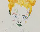 手書きで今までにない絵を描きアートを出します ただのデザインじゃないよ~手書きでしか出せないもの イメージ2