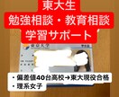 東大現役合格したリケジョが勉強相談に乗ります 学習計画/教育相談/進路相談/受験相談 イメージ1