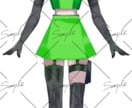 SFキャラクターの女の子をDL販売します IRIAM・TRPG・配信などに使用できます イメージ2