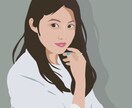 お洒落アイコン承ります シンプルでお洒落な似顔絵つくります イメージ3